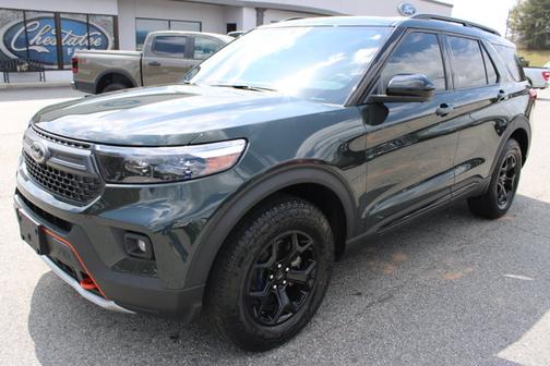 FORGED GREEN METALLIC 2023 Ford Explorer TIMBERLINE