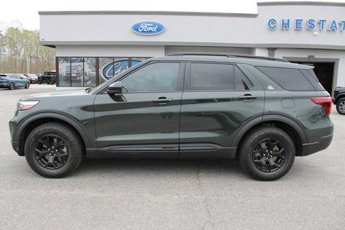 FORGED GREEN METALLIC 2023 Ford Explorer TIMBERLINE