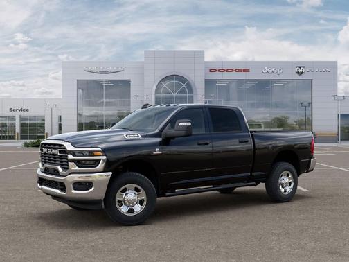 Diamond Black Crystal Pearlcoat 2025 RAM 2500 Tradesman Crew Cab 4x4 6'4' Box