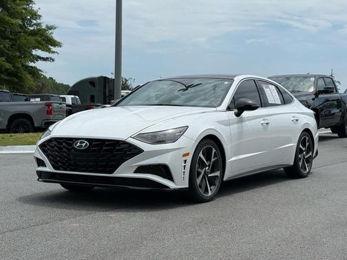 Serenity White 2023 Hyundai SONATA SEL Plus