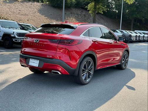 Dynamic Sunstone Red 2023 INFINITI QX55 SENSORY