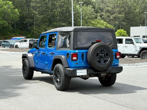 Hydro Blue Pearlcoat 2022 Jeep Wrangler Unlimited Sport