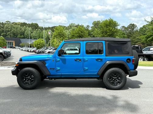 Hydro Blue Pearlcoat 2022 Jeep Wrangler Unlimited Sport