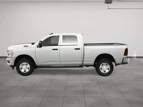 Bright White Clearcoat 2025 RAM 2500 Tradesman Crew Cab 4x4 6'4' Box