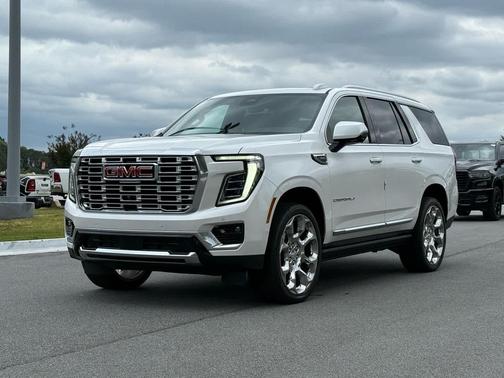 White Frost Tricoat 2025 GMC Yukon Denali