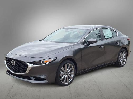 Machine Gray Metallic 2026 Mazda Mazda3 FWD w/Preferred Package