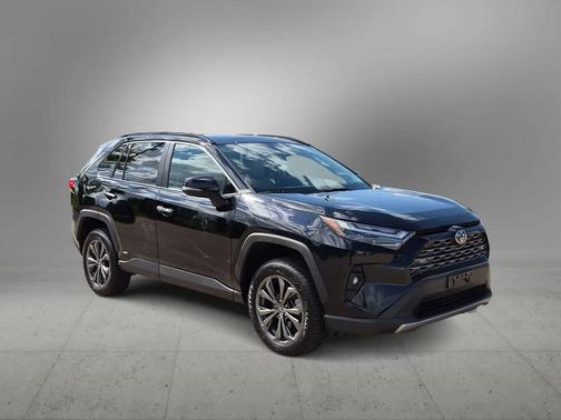 Midnight Black Metallic 2023 Toyota RAV4 Hybrid SE