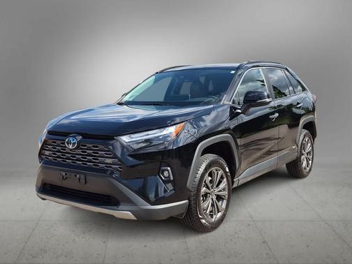 Midnight Black Metallic 2023 Toyota RAV4 Hybrid SE