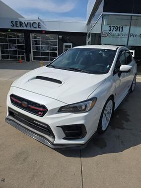 Crystal White Pearl 2019 Subaru WRX STI Base