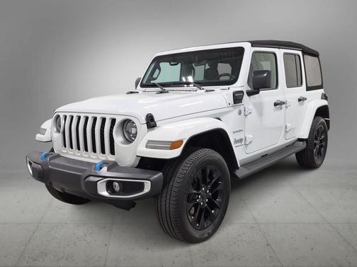 Bright White Clearcoat 2023 Jeep Wrangler 4xe Sahara