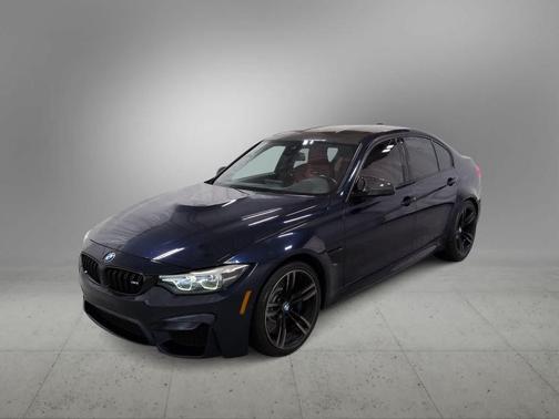 Blue 2018 BMW M3 Base