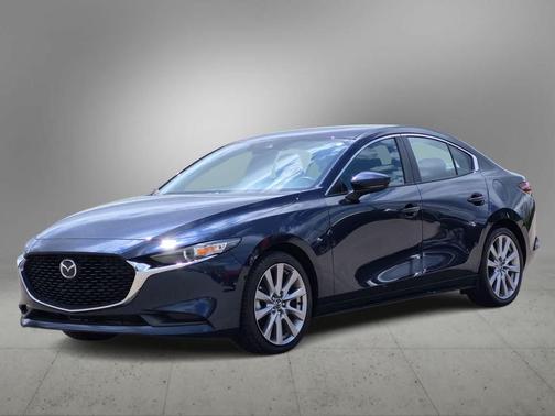 Deep Crystal Blue Mica 2021 Mazda Mazda3 AWD w/Select Package