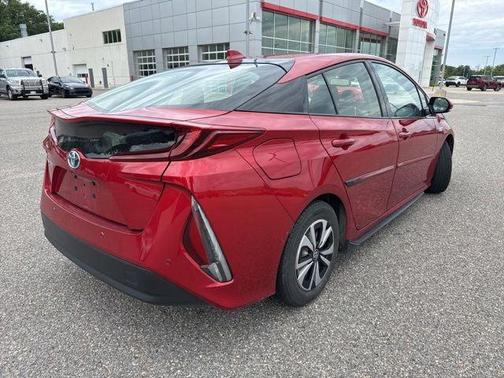 Red 2018 Toyota Prius Prime Advanced