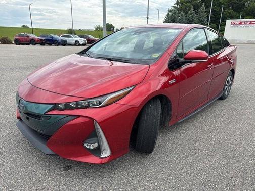 Red 2018 Toyota Prius Prime Advanced