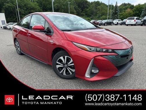 Red 2018 Toyota Prius Prime Advanced