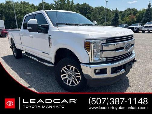 White Platinum Clearcoat Metallic 2018 Ford F-350 Lariat