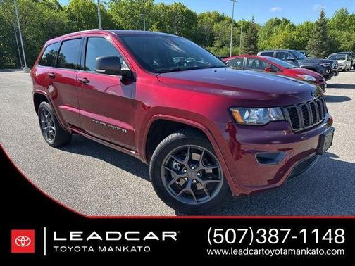 Velvet Red Pearlcoat 2021 Jeep Grand Cherokee 80th Anniversary 4x4