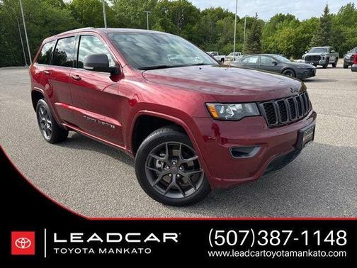 Velvet Red Pearlcoat 2021 Jeep Grand Cherokee 80th Anniversary 4x4