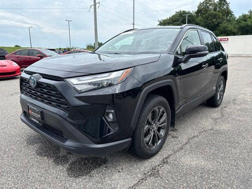 Midnight Black Metallic 2023 Toyota RAV4 Hybrid XLE Premium