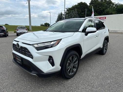 Wind Chill Pearl 2025 Toyota RAV4 Hybrid Limited