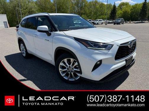 Blizzard Pearl 2020 Toyota Highlander Hybrid Limited