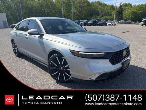 Solar Silver Metallic 2025 Honda Accord Hybrid Touring