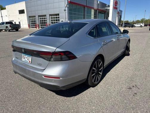 Solar Silver Metallic 2025 Honda Accord Hybrid Touring