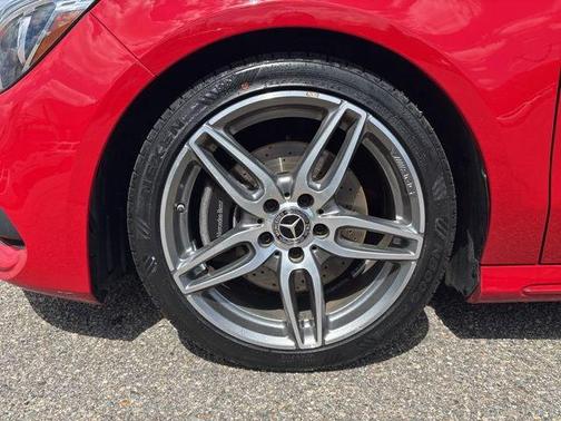 Red 2018 Mercedes-Benz CLA 250 4MATIC