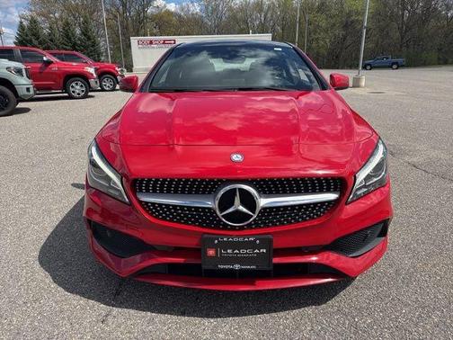 Red 2018 Mercedes-Benz CLA 250 4MATIC