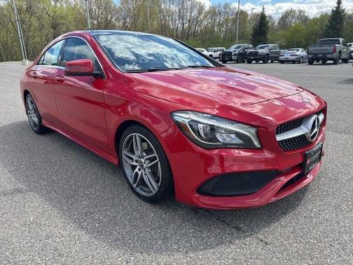 Red 2018 Mercedes-Benz CLA 250 4MATIC