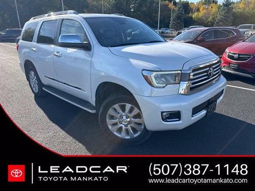 Blizzard Pearl 2019 Toyota Sequoia Platinum