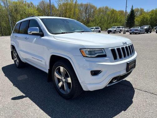 Bright White Clearcoat 2016 Jeep Grand Cherokee Overland