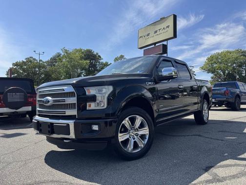 Shadow Black 2016 Ford F-150 Platinum