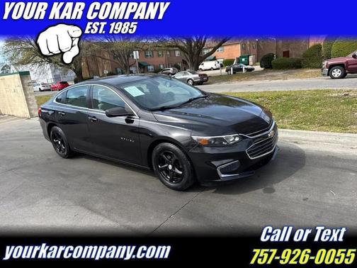Black 2016 Chevrolet Malibu LS