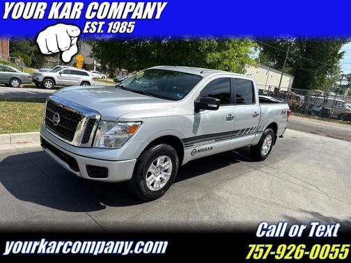 Silver 2019 Nissan Titan SV