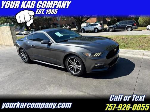 Gray 2015 Ford Mustang EcoBoost Premium