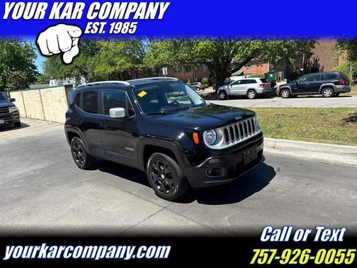 Black 2017 Jeep Renegade Limited