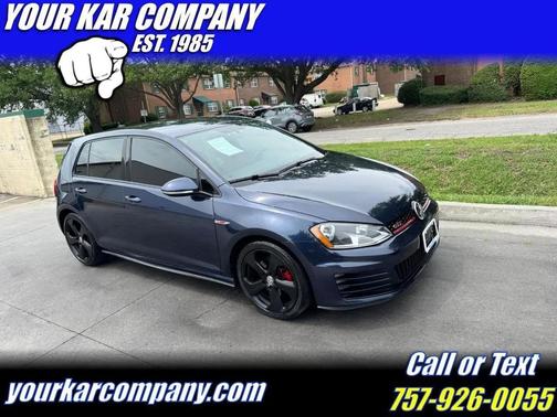Blue 2017 Volkswagen Golf GTI 2.0T S 4-Door