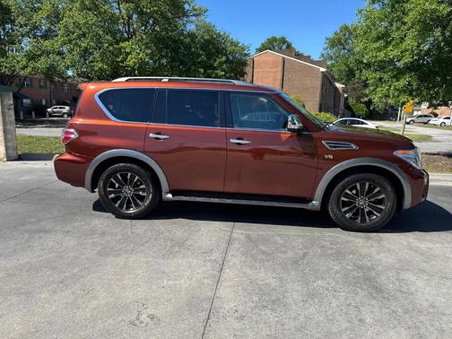 Burgundy 2018 Nissan Armada 4x4 Platinum