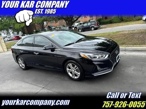 Black 2018 Hyundai SONATA Limited