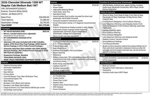 2026 Chevrolet Silverado 1500 Base