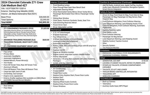 2024 Chevrolet Colorado Z71