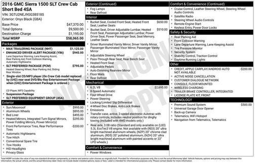 2016 GMC Sierra 1500 SLT
