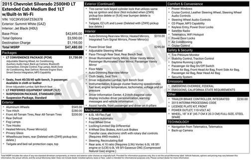 2015 Chevrolet Silverado 2500 LT