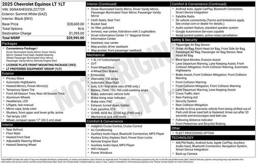 2025 Chevrolet Equinox 1LT
