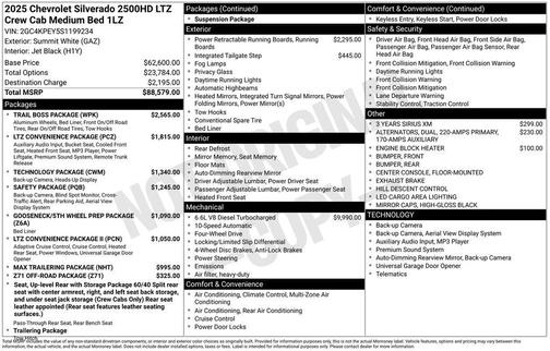 2025 Chevrolet Silverado 2500 LTZ