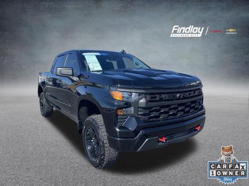 Black 2024 Chevrolet Silverado 1500 Custom Trail Boss