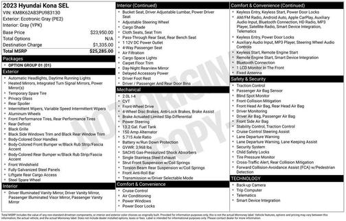 2023 Hyundai KONA SEL