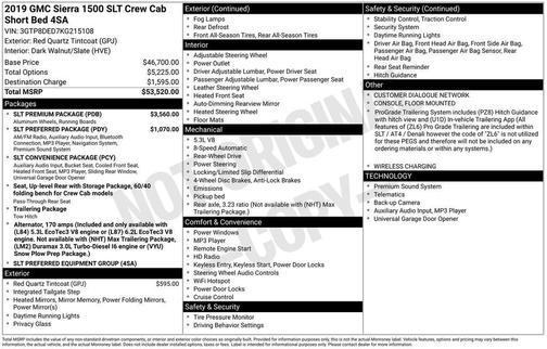 2019 GMC Sierra 1500 SLT