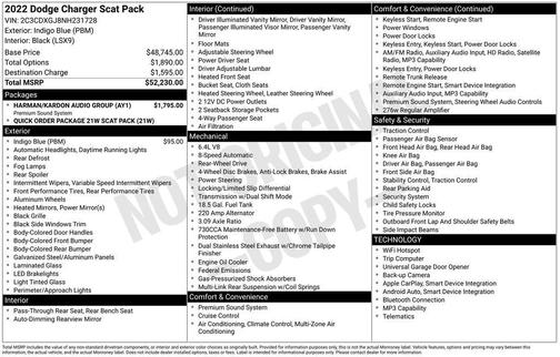 2022 Dodge Charger R/T Scat Pack